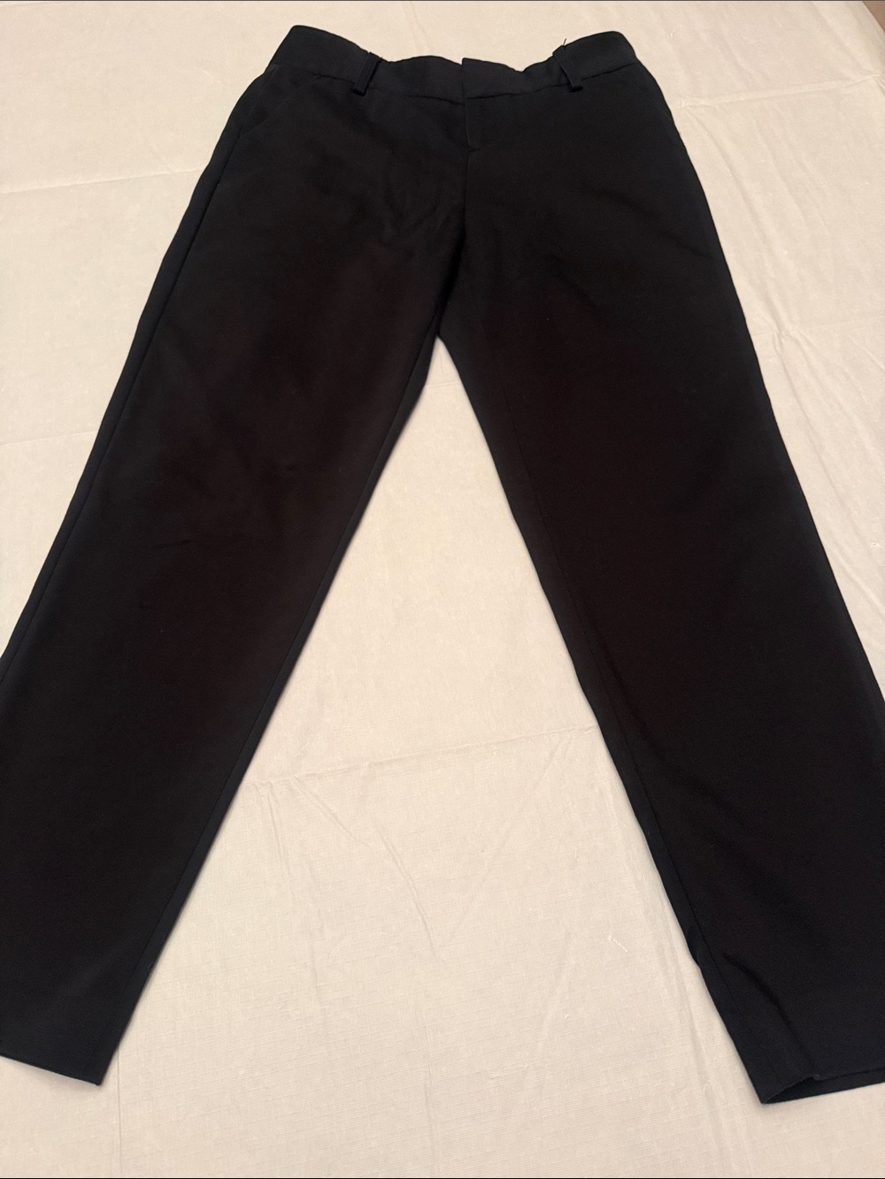 Alice + Olivia Black Straight-Leg Women's Pants